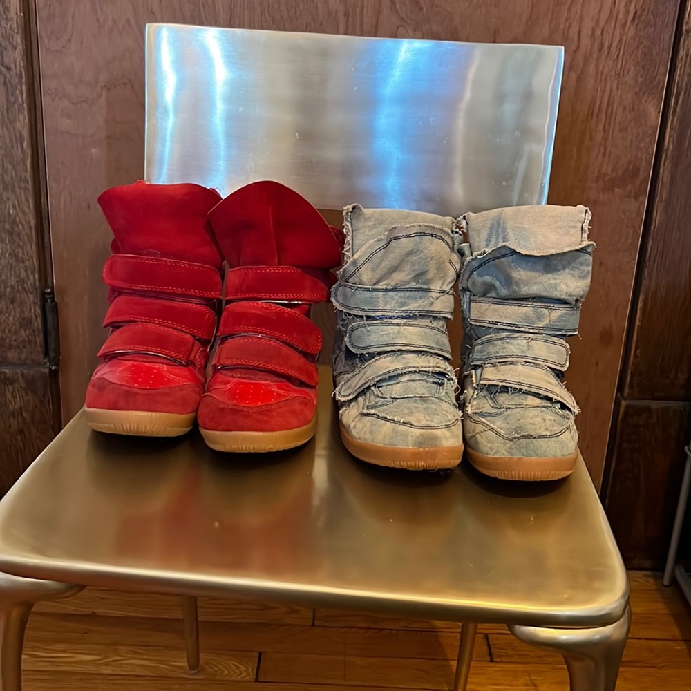 Isabel Marant Beckett Wedge Sneakers